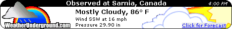 Click for Sarnia Forecast
